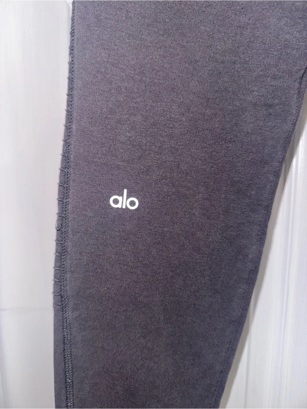 Alo Gray Urban Moto Sweatpants Joggers S
